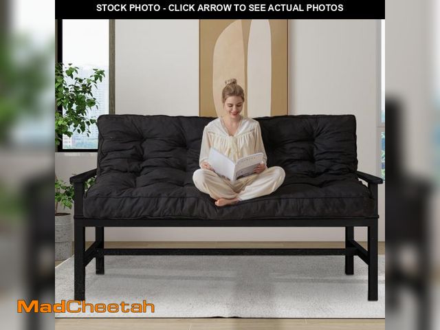 Lot 74-12165102 - YOSHOOT 6 Inches Futon Mattress Full Size, Thick Futons Sofa Couch Bed, Floor Mattress for Adults, S...