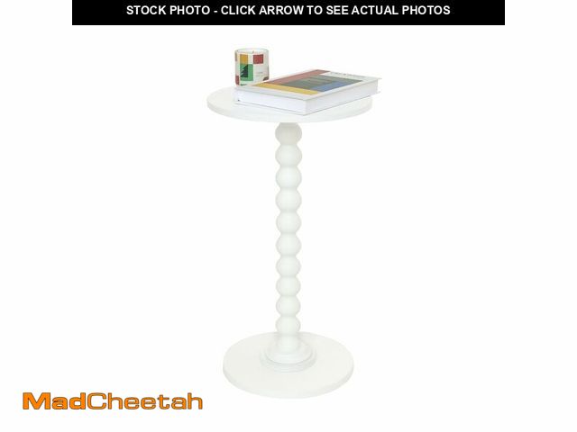Lot 74-14208849 - Fultyle Round Side Table, Small Drink Table for Small Spaces, Modern Accent End Table Nightstand wit...