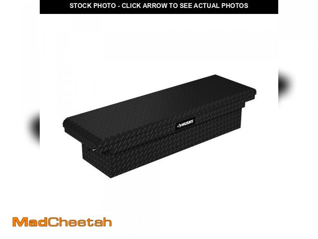 Lot 74-12289008 - Husky 71.36 in. Matte Black Aluminum Full Size Crossbed Truck Tool Box - UNUSED