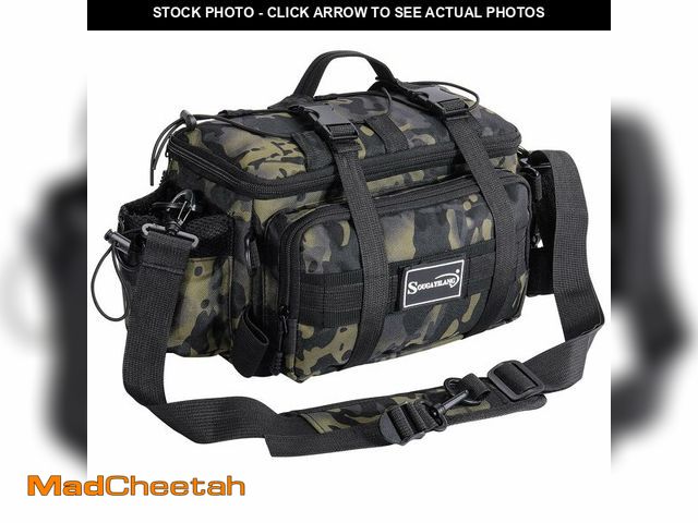 Lot 74-14432035 - Sougayilang Fishing Tackle Bags - Fishing Tackle Storage Bags for Saltwater or Freshwater Fishing Ge...