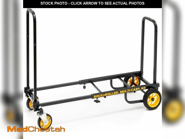 Lot 74-14582091 - Rock-N-Roller R2RT (Micro) 8-in-1 Folding Multi-Cart/Hand Truck/Dolly/Platform Cart/26" to 39" Teles...