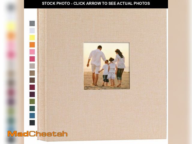 Lot 74-14212587 - potricher Linen Hardcover Photo Album 4x6 600 Photos Large Capacity for Family Wedding Anniversary B...