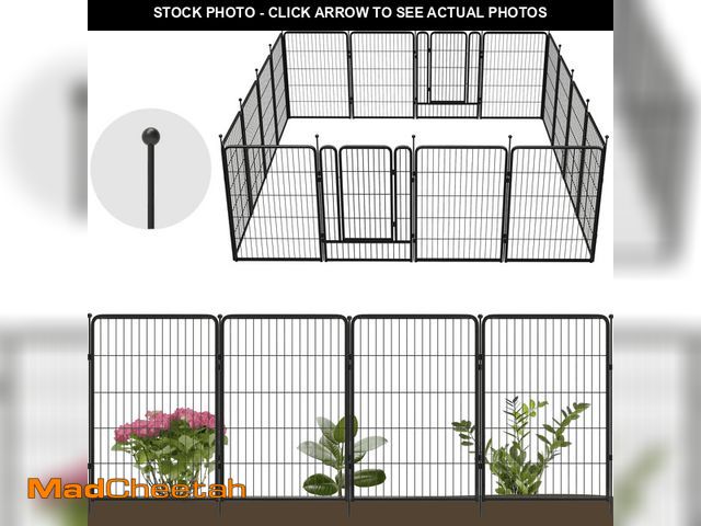 Lot 74-12937904 - FXW Garden Fence 40in(H) x 36.0ft(L), 16 Panels Decorative Dog Fence Outdoor for The Yard â Heavy ...