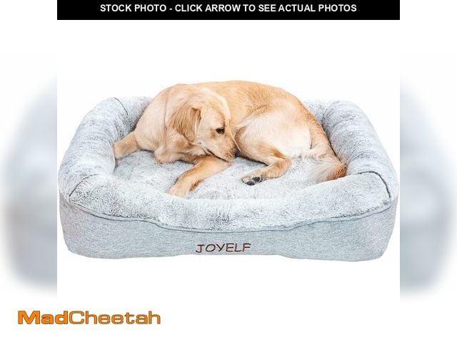 Lot 74-13066183 - JOYELF Memory Foam Dog Bed XLarge Orthopedic Pet Bed with Washable Cover, Independent Mat Design wit...