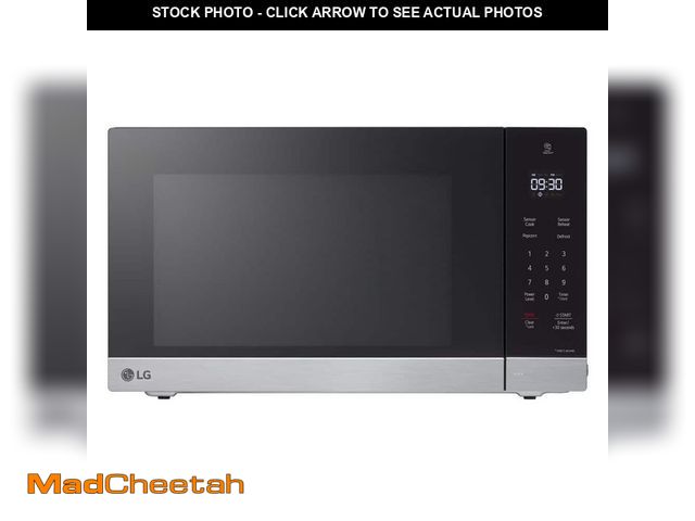 Lot 74-14111241 - LG NeoChef 1.5 cu. ft. 1100-Watt Countertop Microwave in Stainless Steel with Smart Inverter - UNUSE...