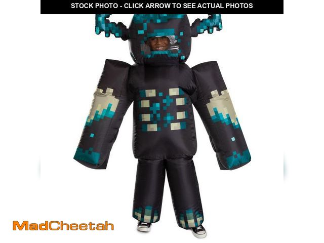Lot 74-12536282 - Minecraft Inflatable Warden Costume for Children, Boys One Size Child - UNUSED