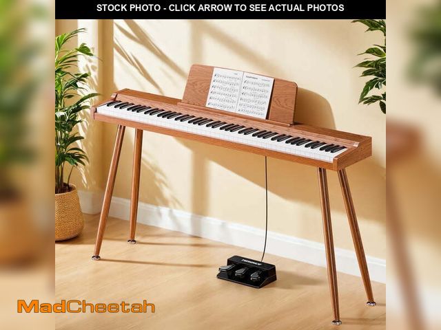 Lot 74-12817752 - TERENCE 88 Key Piano Keyboard Digital: 88 Key keyboard Piano Semi-Weighted Full Size Premium Sound M...