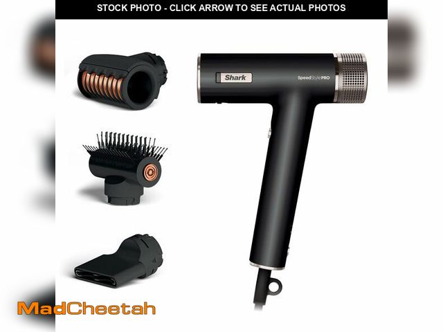 Lot 74-12607429 - Shark SpeedStyle Pro Professional Performance High-Velocity Hair Dryer System with Scalp Shield and ...