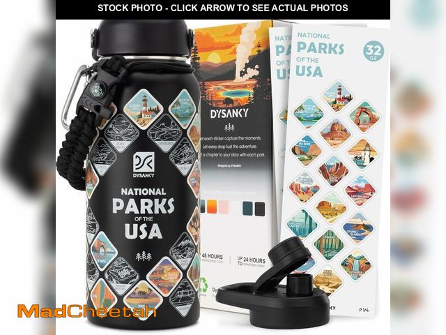 Lot 74-14379925 - *SEE PICS FOR COLOR* DYSANKY National Parks Water Bottle Ã¢â¬â 32 oz Insulated Stainless Steel Wa...