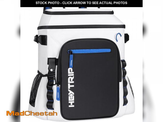 Lot 74-11748175 - Heytrip Cooler Backpack 54 Cans Insulated Cooler Bag, Keep Freeze for 20 Hours, Waterproof &amp; Lea...