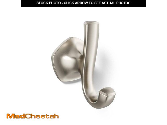 Lot 74-14278501 - KOHLER Sundae J-Shaped Robe Hook in Vibrant Brushed Nickel - UNUSED