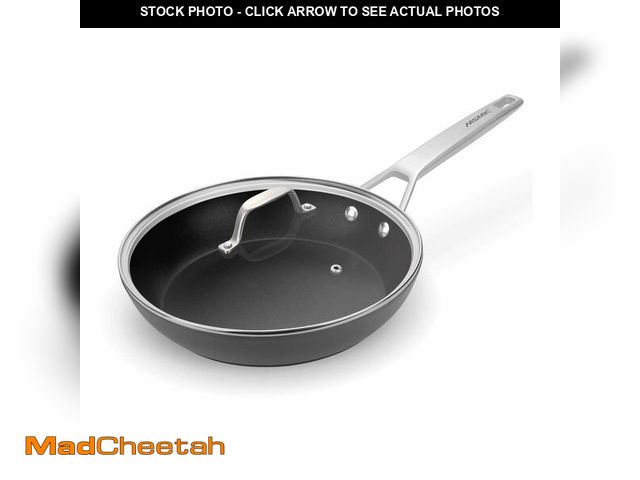 Lot 74-14050843 - MsMk 10 Inch Frying Pan Nonstick with Lid, Induction Fry Pan with Lid, Titanium and Diamond Non Stic...