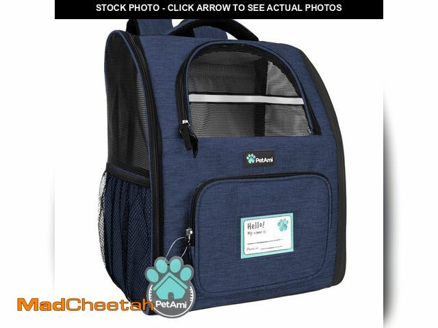 Lot 74-12457715 - PetAmi Dog Backpack Carrier for Small Large Cat, Pet, Puppy, Ventilated Pet Hiking Backpack Travel B...