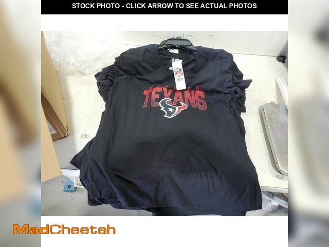 Lot 74-14080245 - (SET OF 16) NFL TEAM APPAREL WOMAN'S HOUSTON ASTROS 14 V-NECK SHIRT, LARGE - UNUSED