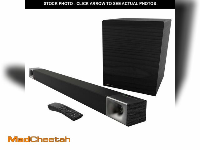 Lot 74-12628261 - Klipsch Cinema 600 Sound Bar 3.1 Home Theater System with HDMI-ARC for Easy Set-Up, Black - UNUSED