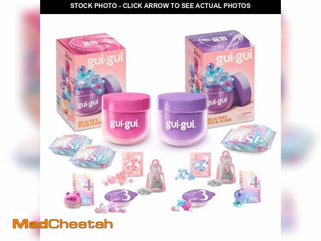Lot 74-12603371 - Gui Gui Scented Slime 2-Pack Bundle, Clear &amp; Gloss, 5 Step DIY Process to Customize Your Ultimat...