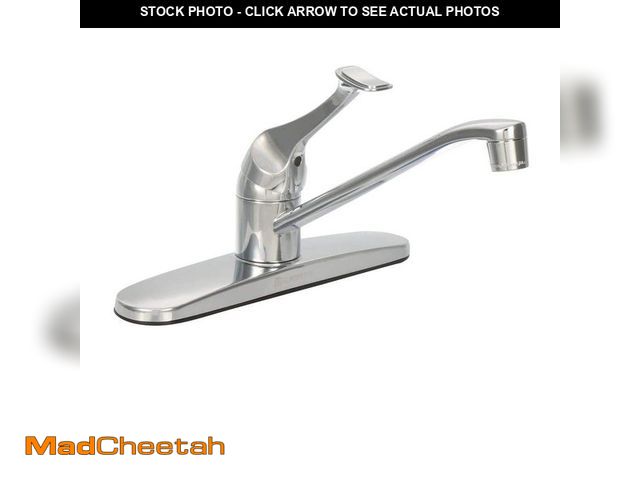 Lot 74-12852843 - Glacier Bay Single-Handle Standard Kitchen Faucet in Polished Chrome - UNUSED