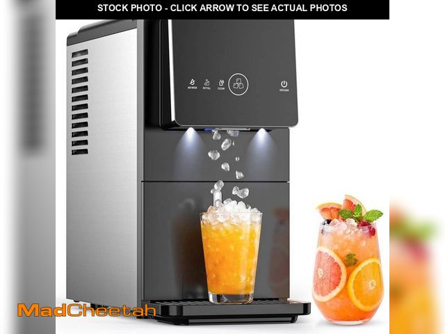 Lot 74-14223851 - COWSAR 33 lb. Countertop Nugget Ice Maker with Self-Cleaning Function, 1. 8L Removable Water Tank - ...