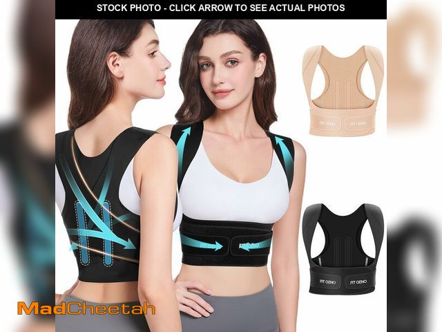 Lot 74-12700684 - Fit Geno Posture Corrector for Women Invisilite: Invisible Lightweight Back Brace for Neck Shoulder ...