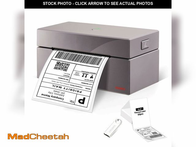 Lot 74-13572995 - ORGBRO Z1 Shipping Label Printer, 4x6 Thermal Label Printer for Small Business, High Speed Sticker M...