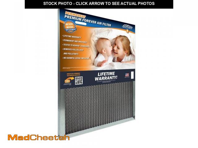 Lot 74-6812972 - Air-Care 12 in. x 12 in. x 1 in. Permanent Electrostatic Air Filter Merv 8 - UNUSED