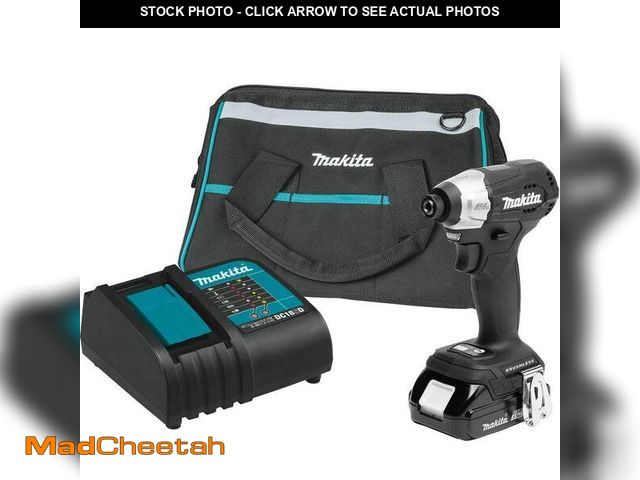 Lot 74-12816519 - Makita 18V LXT Sub-Compact Lithium-Ion Brushless Cordless Variable Speed Impact Driver Kit (1.5Ah) -...