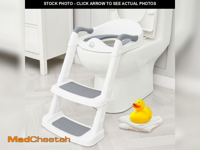 Lot 74-13949849 - Forbena Potty Training Toilet Seat with Step Stool Ladder, Toddler Kids Potty Seat for Boys Girls, N...