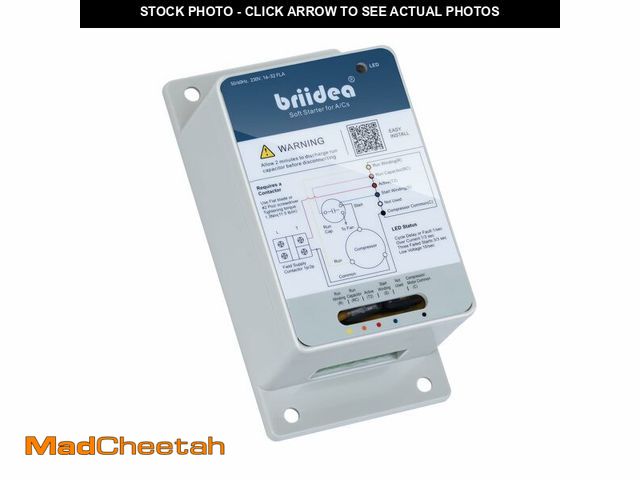 Lot 74-12498565 - briidea 16-32A Soft Start Kit for Home Air Conditioner (4Ã¢â¬â7 Ton), Reverse Motor Protection, C...