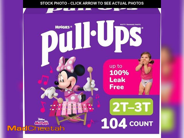 Lot 74-14582073 - Pull-Ups Girls' Potty Training Pants, Size 2T-3T, 104 Count - UNUSED