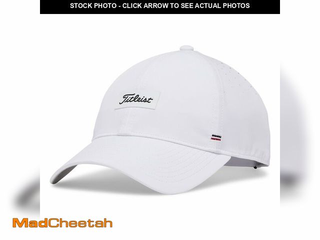 Lot 74-14340508 - Titleist Charleston Breezer Golf Hat, White/White/Black - USED