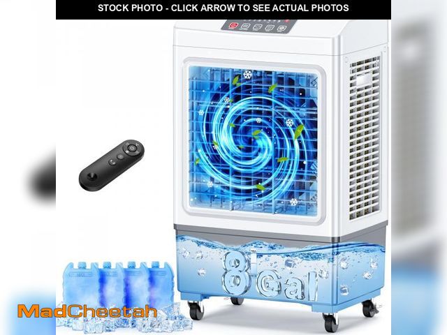 Lot 74-12240929 - FANCOLE Evaporative Air Cooler, 2100CFM Windowless Air Conditioner Cooling up to 700 Sq.ft, Swamp Co...