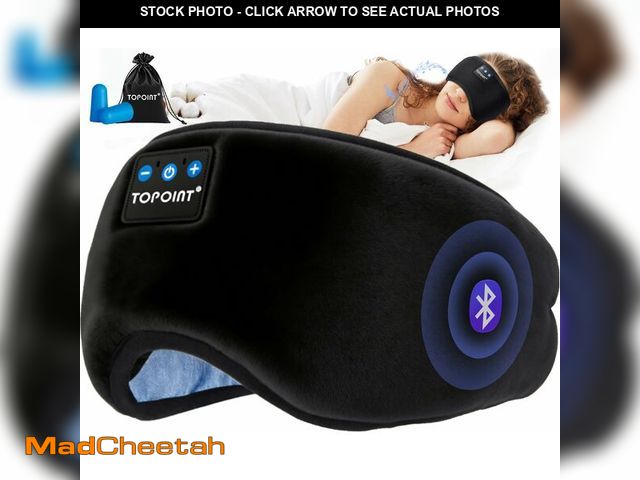 Lot 74-13955199 - TOPOINT Sleep Mask with Headphones Bluetooth 5.4 Wireless, Sleep Headphones Earphones Earbuds with M...