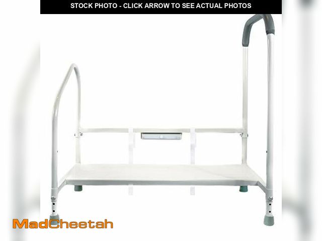 Lot 74-12632623 - Step2Bed Bed Rails For Elderly with Adjustable Height Bed Step Stool &amp; LED Light for Fall Preven...