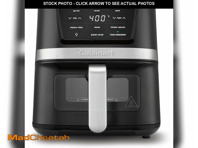 Lot 74-13696444 - Cuisinart Air Fryer, 2.6-Quart Compact Basket Fryer with 3 Cooking Functions to Air Fry, Roast, and ...