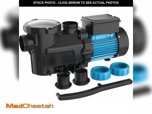 Lot 74-13709284 - BOMGIE In/Above Ground Pool Pump, High Flow Powerful Self Priming Pool Pump, 2.2HP 6950 GPH 220V - U...