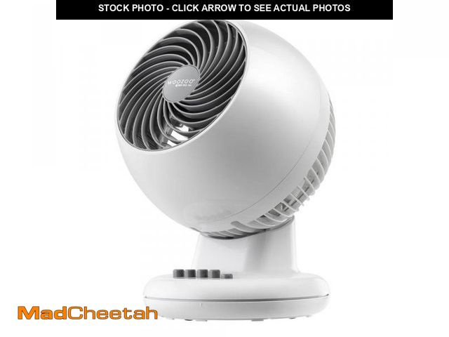 Lot 74-12518101 - Woozoo WOOZOO Oscillating Fan with Timer, 30-Speed Settings, 6 in. Fan diameter, White - USED