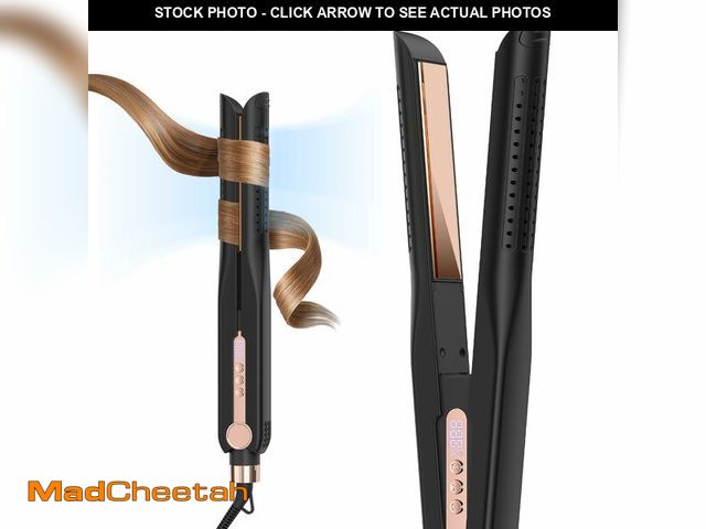 Lot 74-14339597 - SKIMI Airflow Styler 2.0 Titanium Flat Iron Hair Straightener &amp; Curling Wand, 96 Cool Air Vents ...