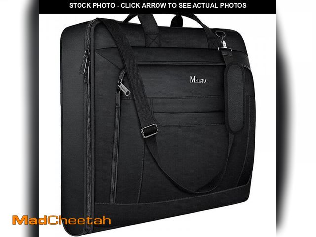 Lot 74-12306965 - Garment Bags for Travel, Carry On Garment Bag for Business Trips with Shoulder Strap, Mancro Waterpr...