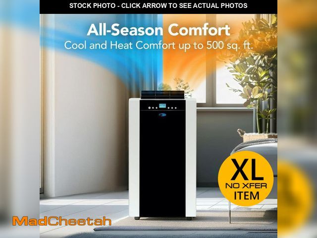 Lot 74-12691892 - Whynter 9,200 (DOE) BTU Portable Air Conditioner Cools 500 Sq. Ft. with Heater, Dehumidifier, and Re...