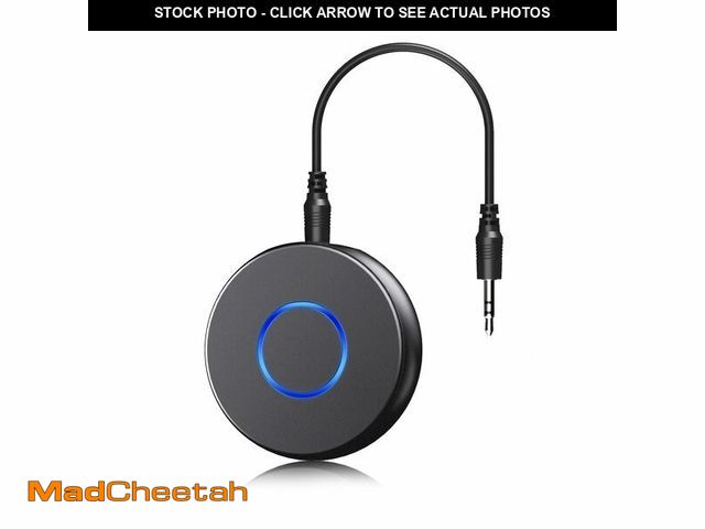 Lot 74-13548563 - SONRU Bluetooth Aux Adapter for Car, Wireless Audio Receiver, Portable Hands-Free Kit with RCA AUX 3...