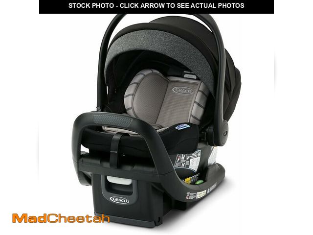 Lot 74-13041395 - Graco SnugRide SnugFit DLX Infant Car Seat, Baby Car Seat with Anti Rebound Bar for Extra Safety, Sn...