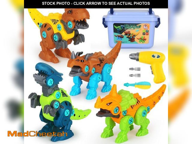 Lot 74-13624344 - Elitoky Dinosaur Toys, Take Apart Dinosaur Toys for Kids, Educational Construction Building Sets wit...