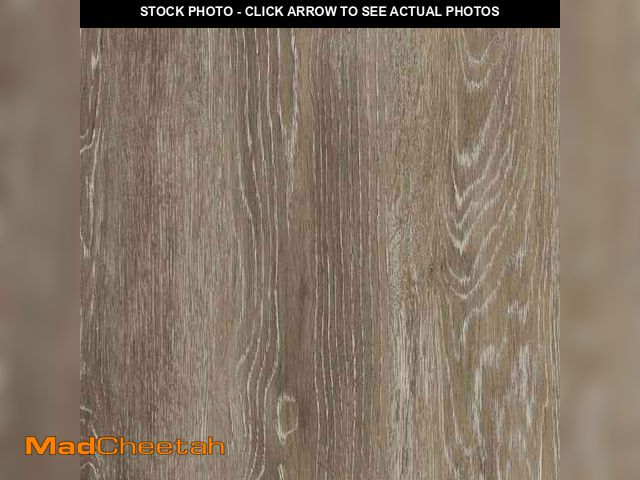 Lot 74-14392685 - TrafficMaster Khaki Oak 4 MIL x 6 in. W x 36 in. L Grip Strip Water Resistant Luxury Vinyl Plank Flo...