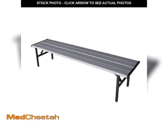 Lot 74-12493843 - GL GLOBAL LIFE Collapsible Portable Picnic Table Benches, Folding Benches Seat for Outside Seating, ...