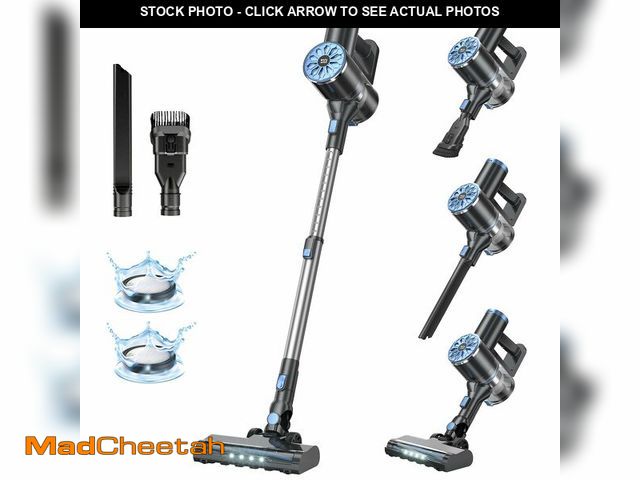 Lot 74-13631542 - VIPSUN Cordless Vacuum Cleaner with Self-Standing, LED Screen Stick Vacuum Cleaners for Home, Lightw...