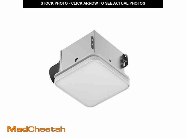 Lot 74-13038230 - Commercial Electric 80 /110 CFM Ceiling/Wall Mount Roomside Installation Bathroom Exhaust Fan with N...