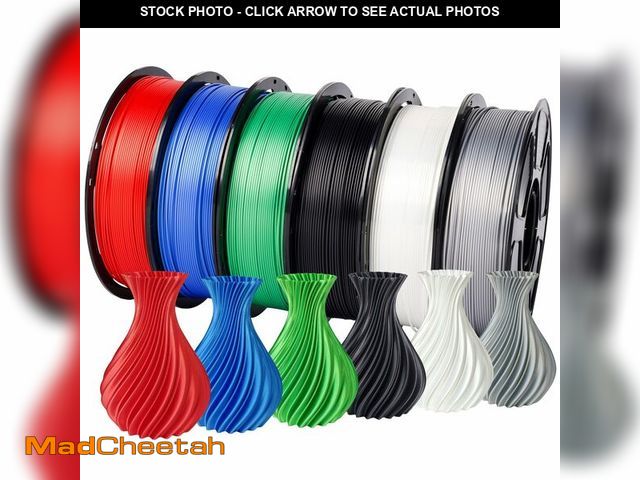 Lot 74-14304311 - YSJOMJHYS 6KG Silk PLA Filament Bundle 1.75mm, Silky Glossy 3D Printer Filament Pack, Dimensional Ac...