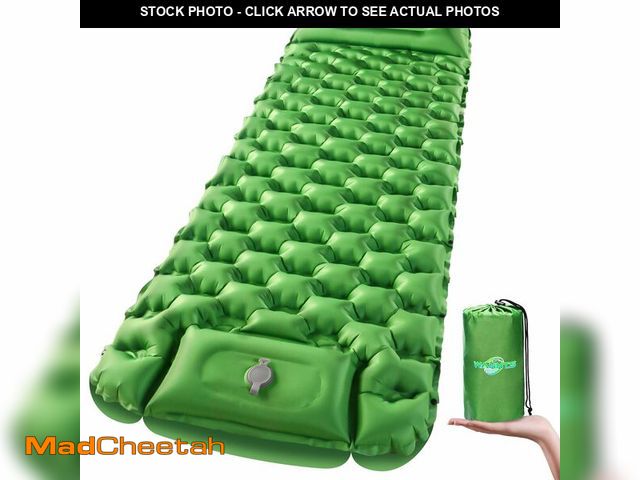 Lot 74-14360576 - WANNTS Sleeping Pad, Ultralight Inflatable Sleeping Pad for Camping, Built-in Pump, Ultimate for Cam...