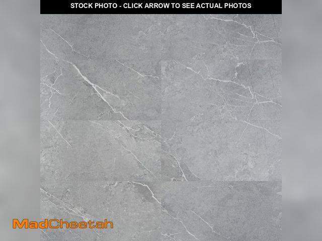 Lot 74-14311681 - Ivy Hill Tile Cippia Marble Gray 28 MIL x 12 in. W x 24 in. L Click Lock Waterproof Luxury Vinyl Pla...