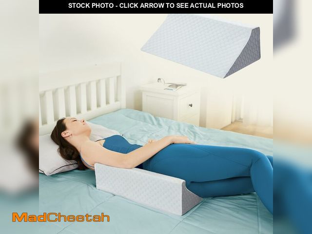 Lot 74-13571566 - Loeysu Wedge Pillow for Sleeping, Side Sleeper Body Back Positioners for Back Pain, Preventing Bedso...